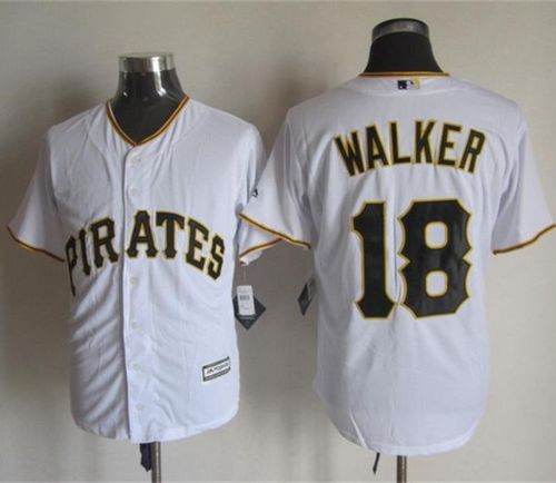 Pirates #18 Neil Walker White New Cool Base Stitched MLB Jersey - Click Image to Close